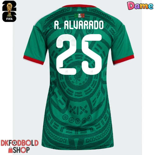 Mexico Roberto Alvarado #25 Hjemmebanetrøje Dame VM 2026 Kort ærmer